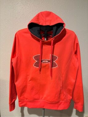 Under Armour Women’s Hooded Sweatshirt in Orange with Black Lining